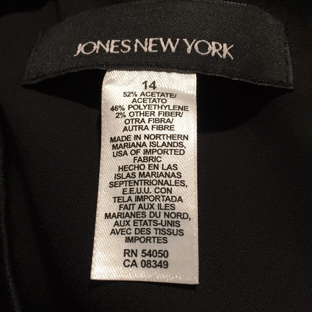 Jones New York Sleeveless Pinstriped Dress - Picture 4 of 8